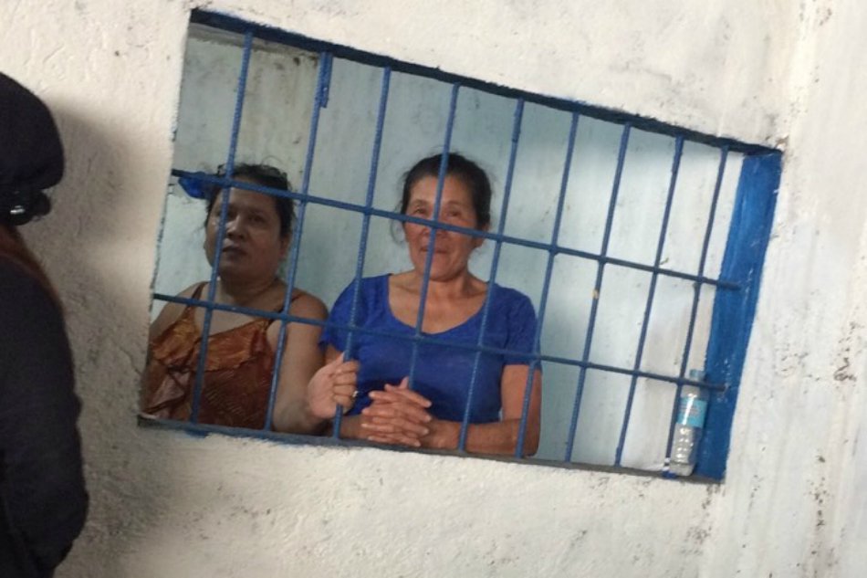 Those arrested include Corazon Javier of Gabriela. Photo: Karapatan/ABS-CBN News