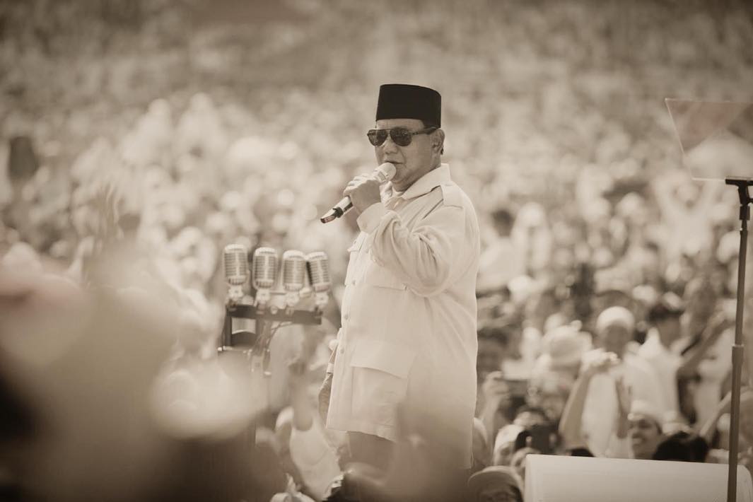 Prabowo Subianto. Photo: @Prabowo / Instagram 