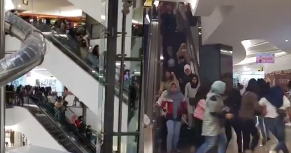 Two videos showing a horde of EXO-L —  a term for fans of the popular K-pop group EXO —  going batshit crazy at a Jakarta mall trying to see their oppas up close have gone viral recently. Screenshots from Twitter/@aminabdull and @agv48