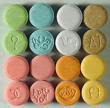 Ecstasy pills. (Photo: Wikimedia Commons)