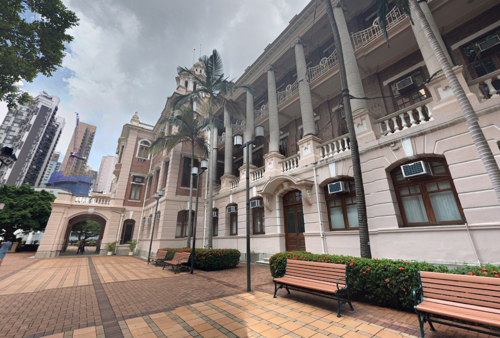 The Main Building at the University of Hong Kong. Photo via Google Maps.