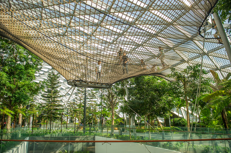 Manulife Sky Nets. Photo: Jewel Changi Airport