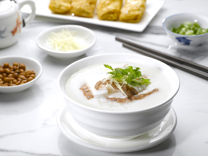 Red Grouper Fish Fillet Congee. Photo: Ho Fook Hei