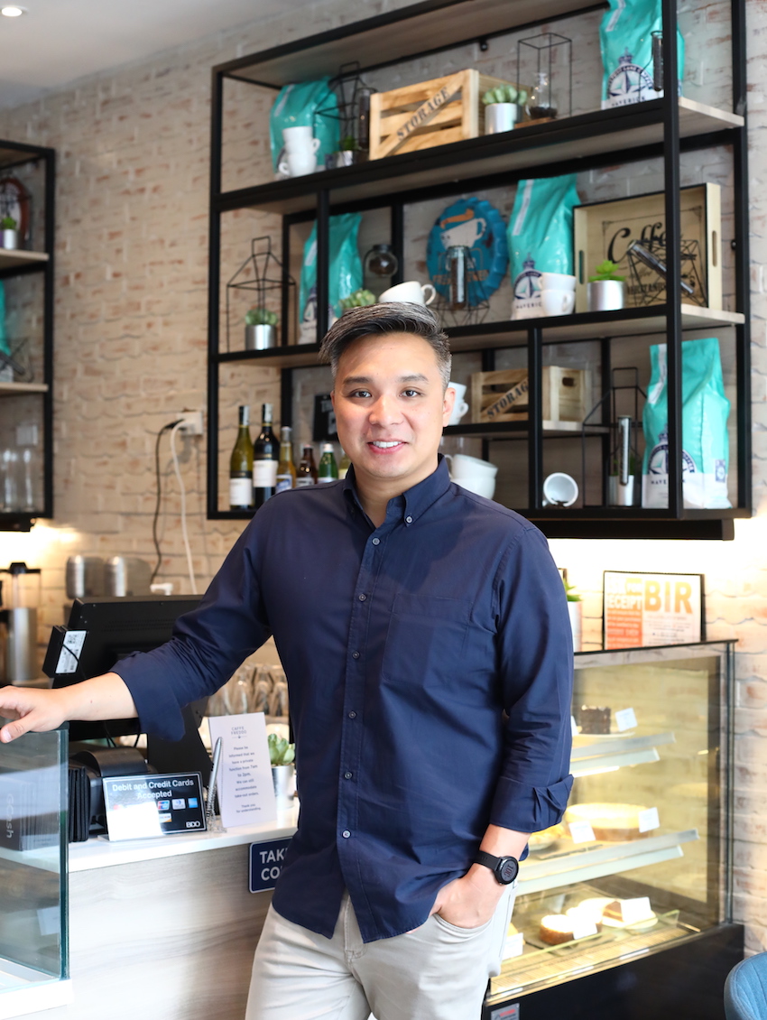 Caffe Freddo's managing director Scott Tan. Photo: Caffe Freddo 