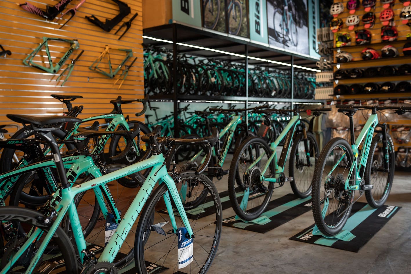 Bicycle showroom. Photo: Celeste Cycles PH