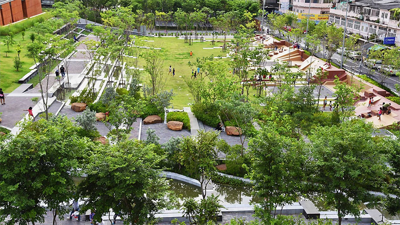 Centenary Park in Bangkok. Photo: Chulalongkorn University