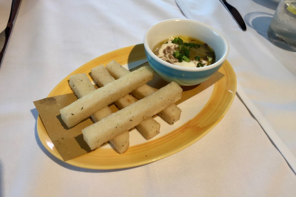 The polenta fries with stracchino and truffle at Papi. Photo by Stuart White.