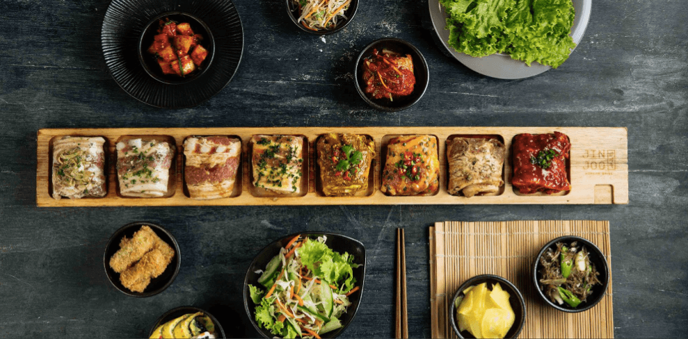 Jin Joo's 8 Flavours. Photo: Jin Joo Korean Grill/FB