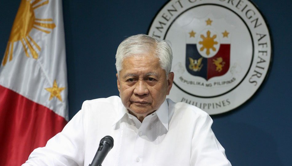 Albert del Rosario during his time as Department of Foreign Affairs secretary. Photo: ABS-CBN News