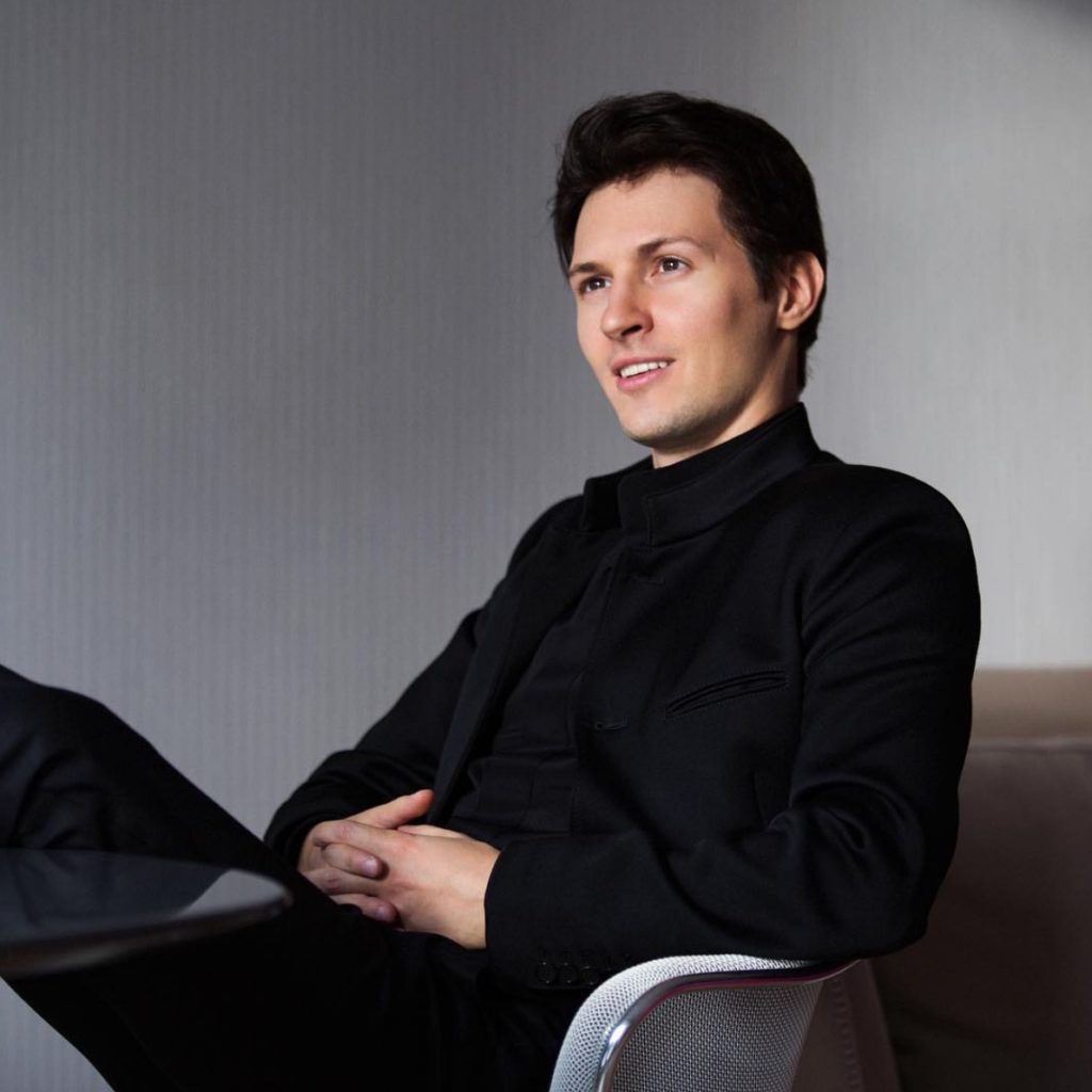 Telegram CEO Pavel Durov. Photo via Instagram.