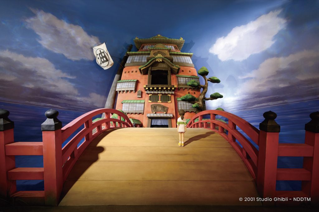 A 3D scene from the Studio Ghibli classic 'Spirited Away'. Photo via ADDA Workshop.