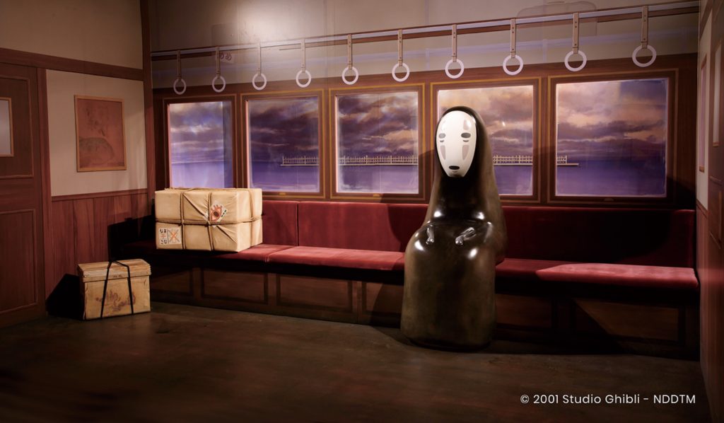 No-Face, a spirit in the Studio Ghibli film 'Spirited Away'.Photo via ADDA Workshop.