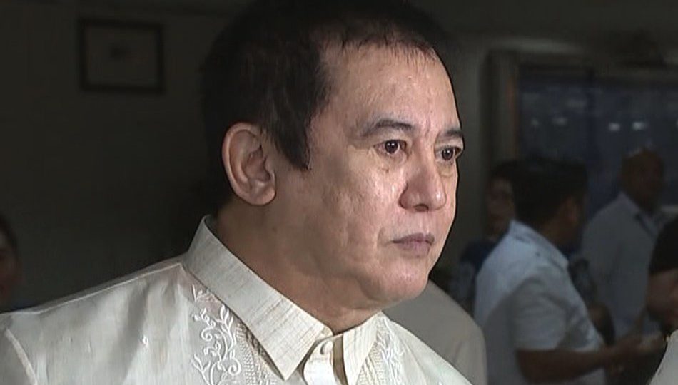 Actor Philip Salvador at the Batasang Pambansa in Quezon City. <i></noscript>Photo: ABS-CBN News</i>