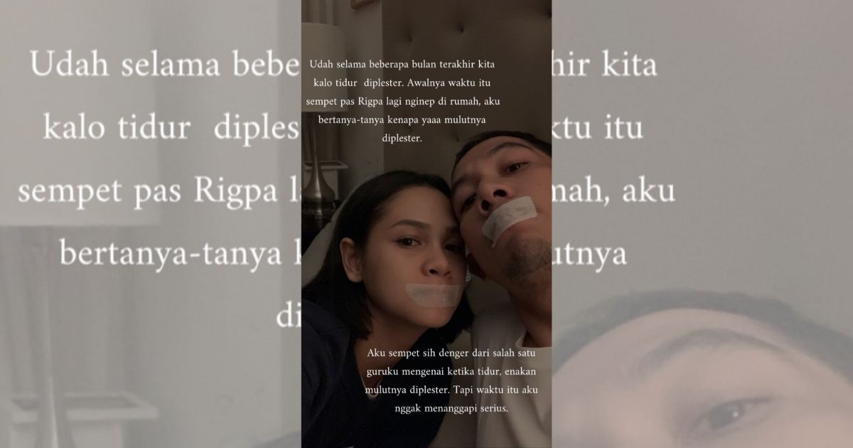 Indonesian jazz singer Andien has recently gone viral for popularizing a new sleeping technique, which involves sleeping with one’s mouth shut with surgical tape. Photo: Instagram/@andienaisyah