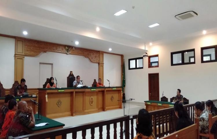 A regular monthly meeting at the Negara Court on June 21. Photo: Pengadilan Negara 