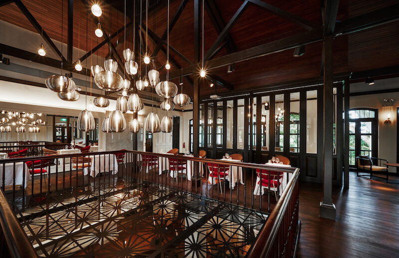 Una's main dining room. Photo: The Alkaff Mansion