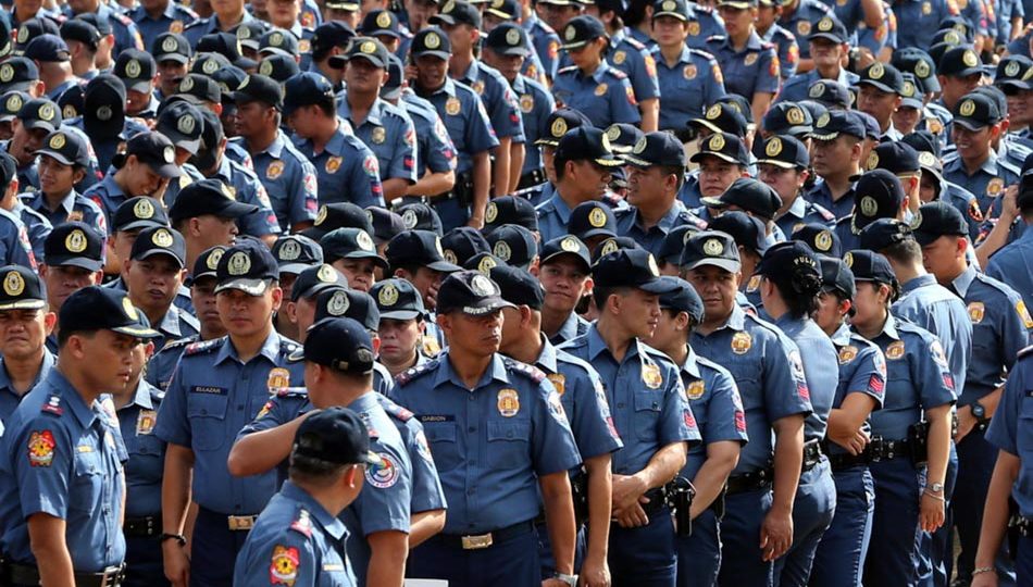 Members of the Philippine National Police. Photo: ABS-CBN News