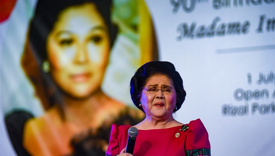Former first lady Imelda Marcos. Photo: George Calvelo/ABS-CBN News
