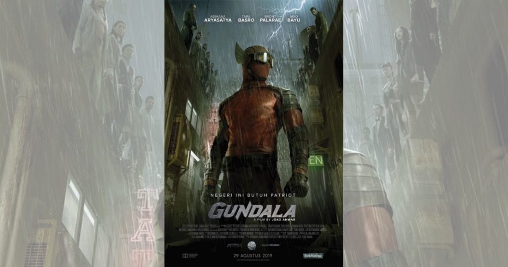 Poster for superhero flick 'Gundala', written and directed by Joko Anwar. Photo: Instagram/@jokoanwar