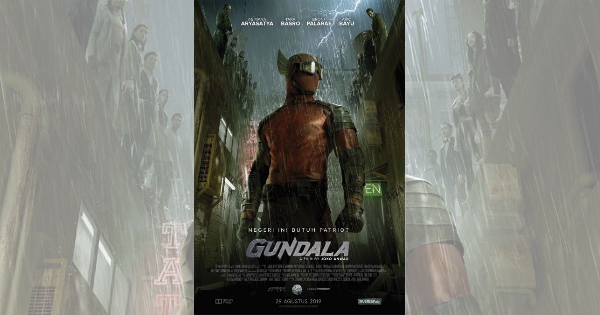 Poster for superhero flick ‘Gundala’, written and directed by Joko Anwar. Photo: Instagram/@jokoanwar