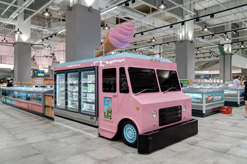 Said ice cream truck. Photo: NTUC FairPrice