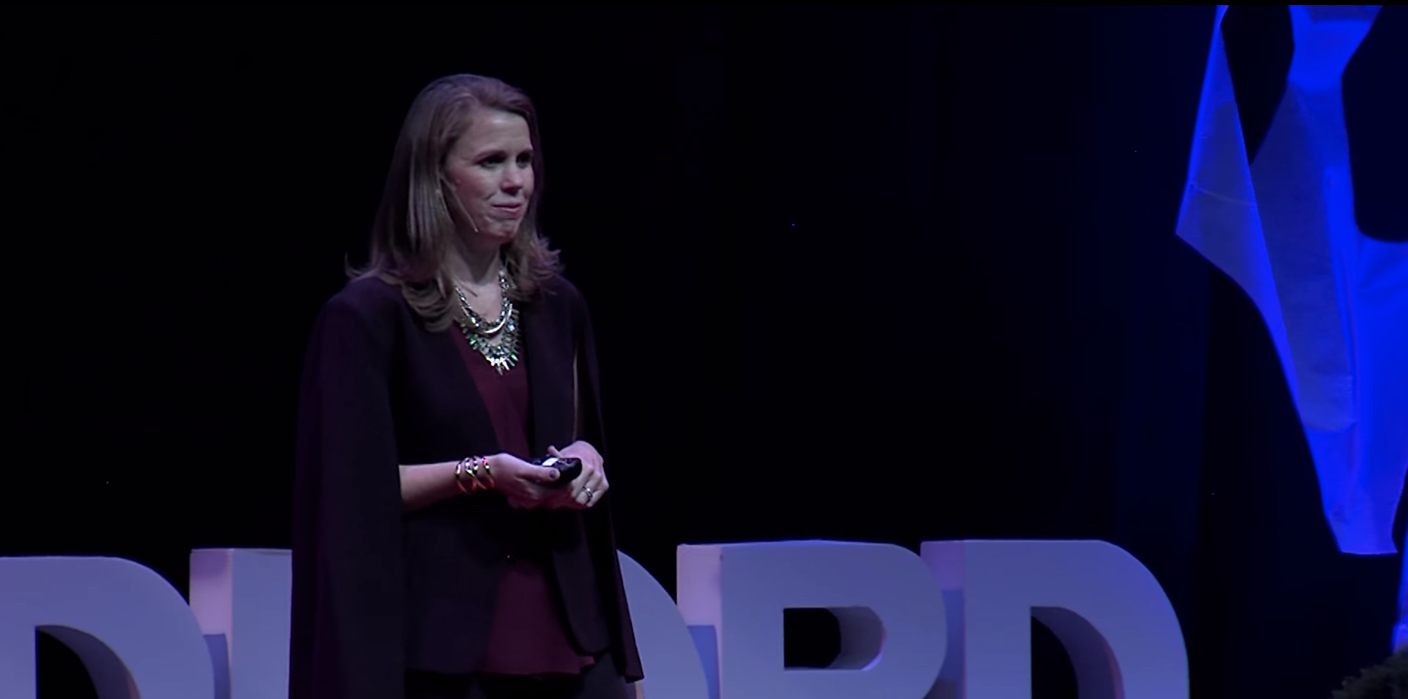 CEO and Founder of Global Autism Project, Molly Ola Pinney, speak at a TEDx event. Screenshot: TEDx Talks / Youtube