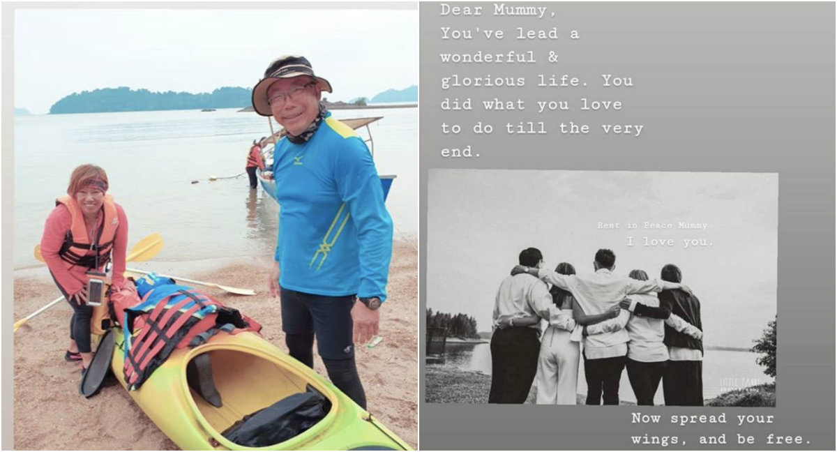 Instagram posts by Louis Pang, son of deceased Singaporean kayaker Puah Geok Tin. (Photo: Louis Smile/IG)
