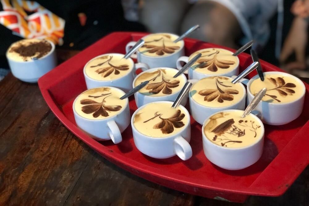 Egg coffee from Dinh Cafe. Photo: Coconuts Media