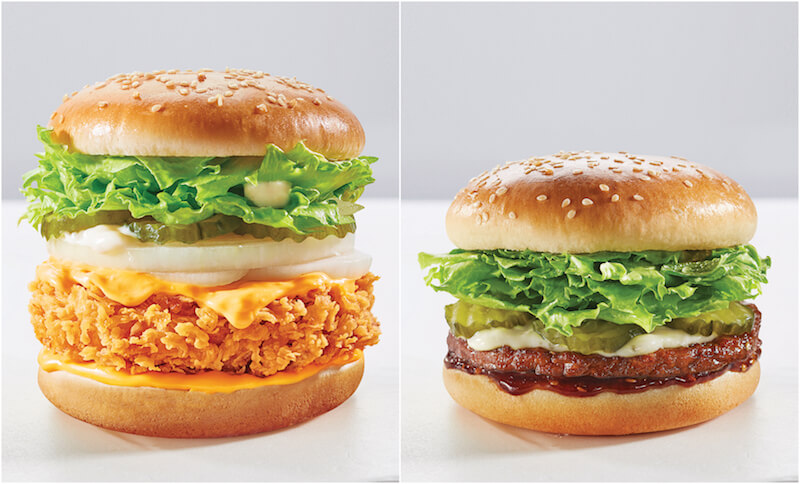Deep cheese burger and bulgabi burger. Photos: Mom's Touch