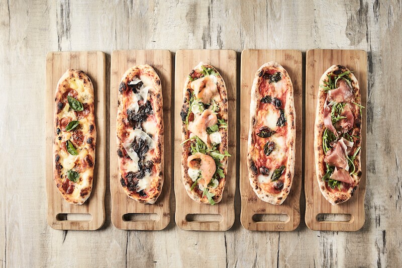Plank Sourdough pizzas. Photo: Baker & Cook 