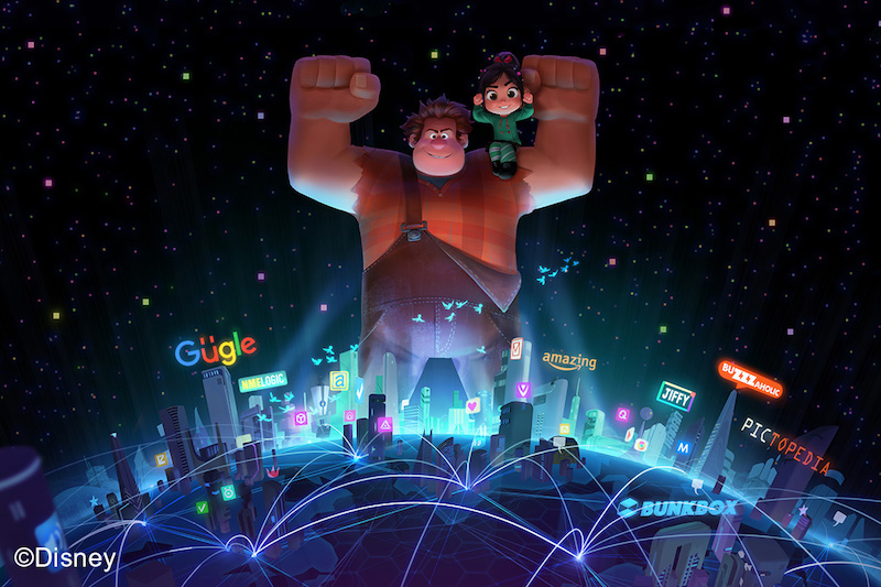 Ralph Breaks the Internet Wreck-It Ralph 2, 2018, Concept art, Mingjue Helen Chen. Photo: Disney