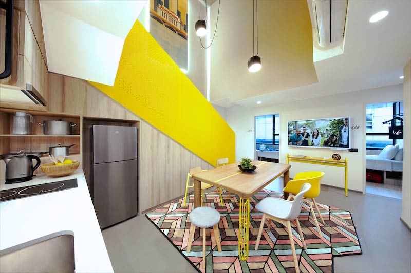 A look at the six-bedroom duplex. Photo: lyf Funan Singapore