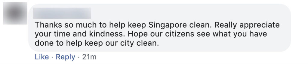A comment taken from Ivan Choong's Facebook post. 