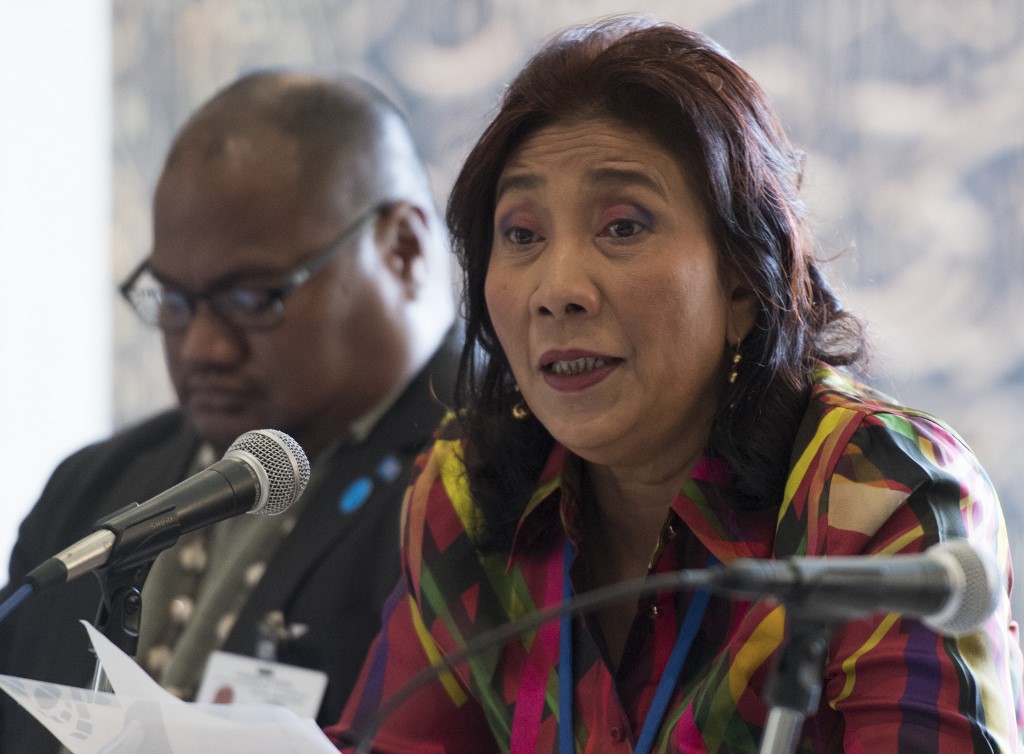 Indonesia’s Marine Affairs and Fisheries Minister Susi Pudjiastuti has officially declared Benoa Bay as a maritime conservation site. Photo: Don Emmert / AFP 