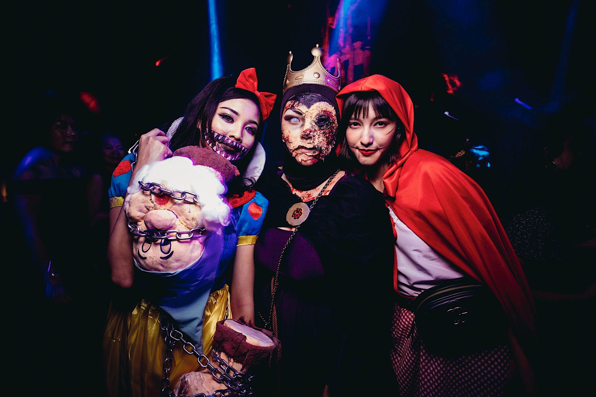 Party-goers at Bar Rouge’s Halloween party. Image: Bar Rouge
