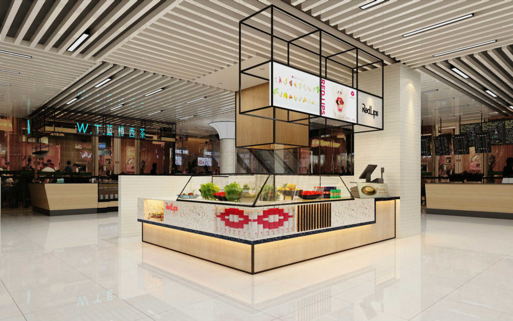 An artiste impression of Red Lips' Changi Airport outlet. Photo: Red Lips