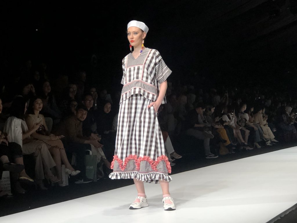 Ready-to-wear label Monday to Sunday is known for their loose silhouettes and quirky pieces, including their nautical-inspired Spring/Summer 2020 collection, 'Sail Away'. Photo by Nadia Vetta Hamid for Coconuts Media