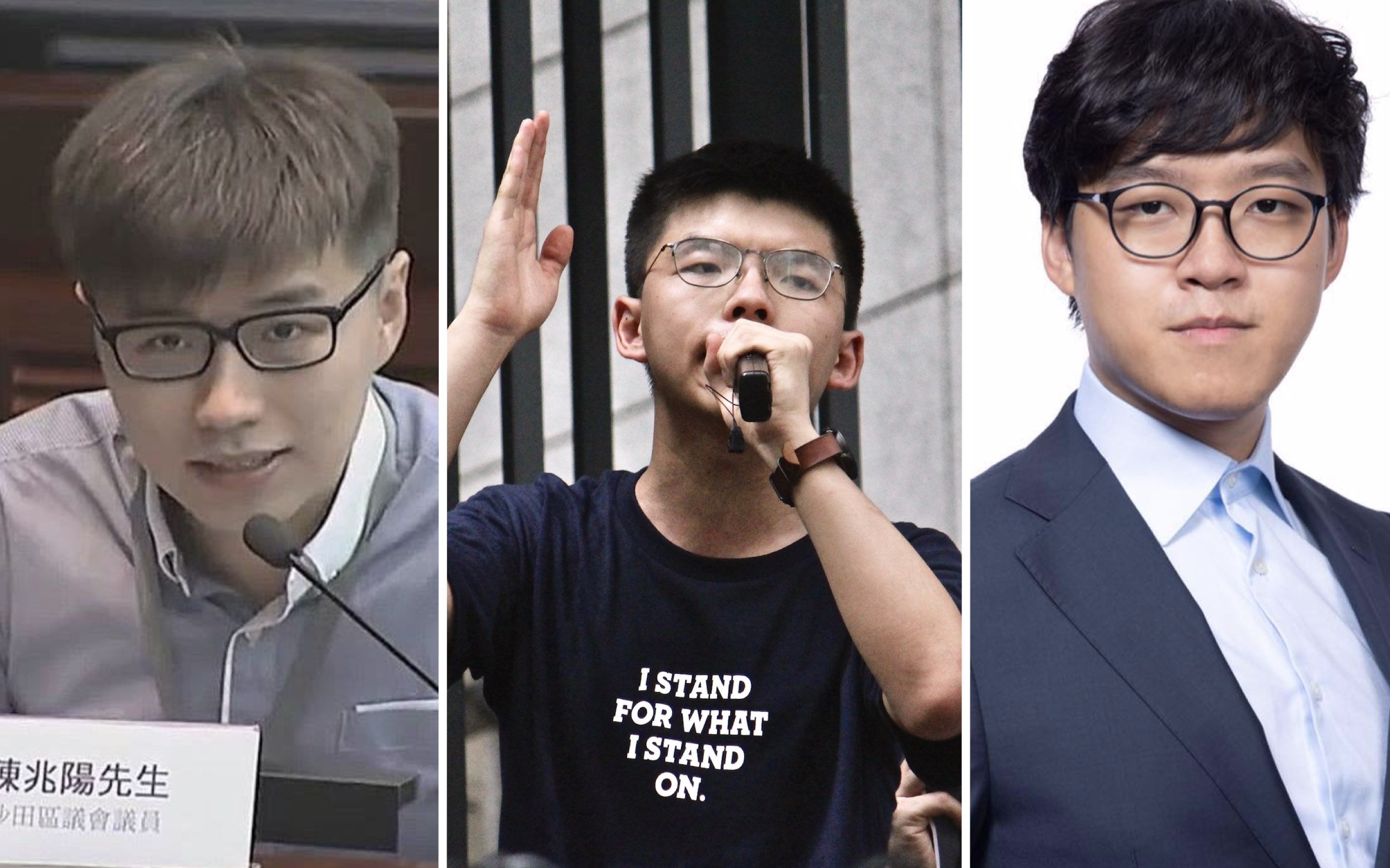 (From left to right) Billy Chan, Joshua Wong and Tommy Cheung have been asked by election officials either to clarify their stance on Hong Kong independence or explain what they mean by the slogan ‘liberate Hong Kong, revolution of our times.’ Photos via Facebook and Vicky Wong.