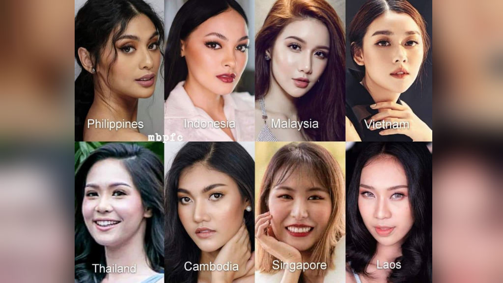 Southeast Asian contestants competing in Miss International 2019. Photo Malaysia Beauty Pageant Fan Club/Instagram
