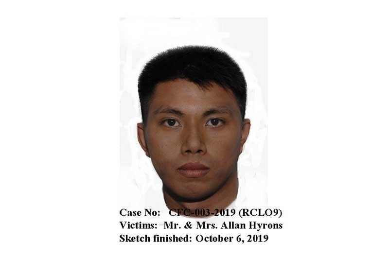 Sketch of one of the suspects. <i></noscript>Photo: Philippine National Police</i>