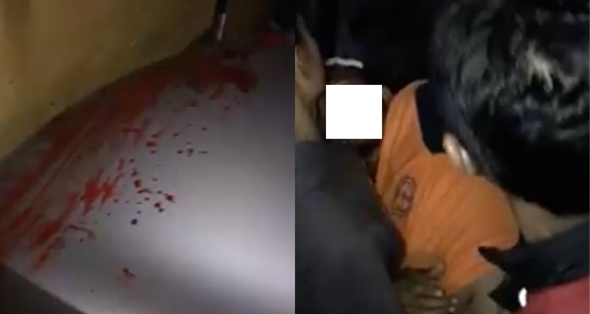A video that became viral over the weekend showed the aftermath of the incident. Screengrabs: Facebook