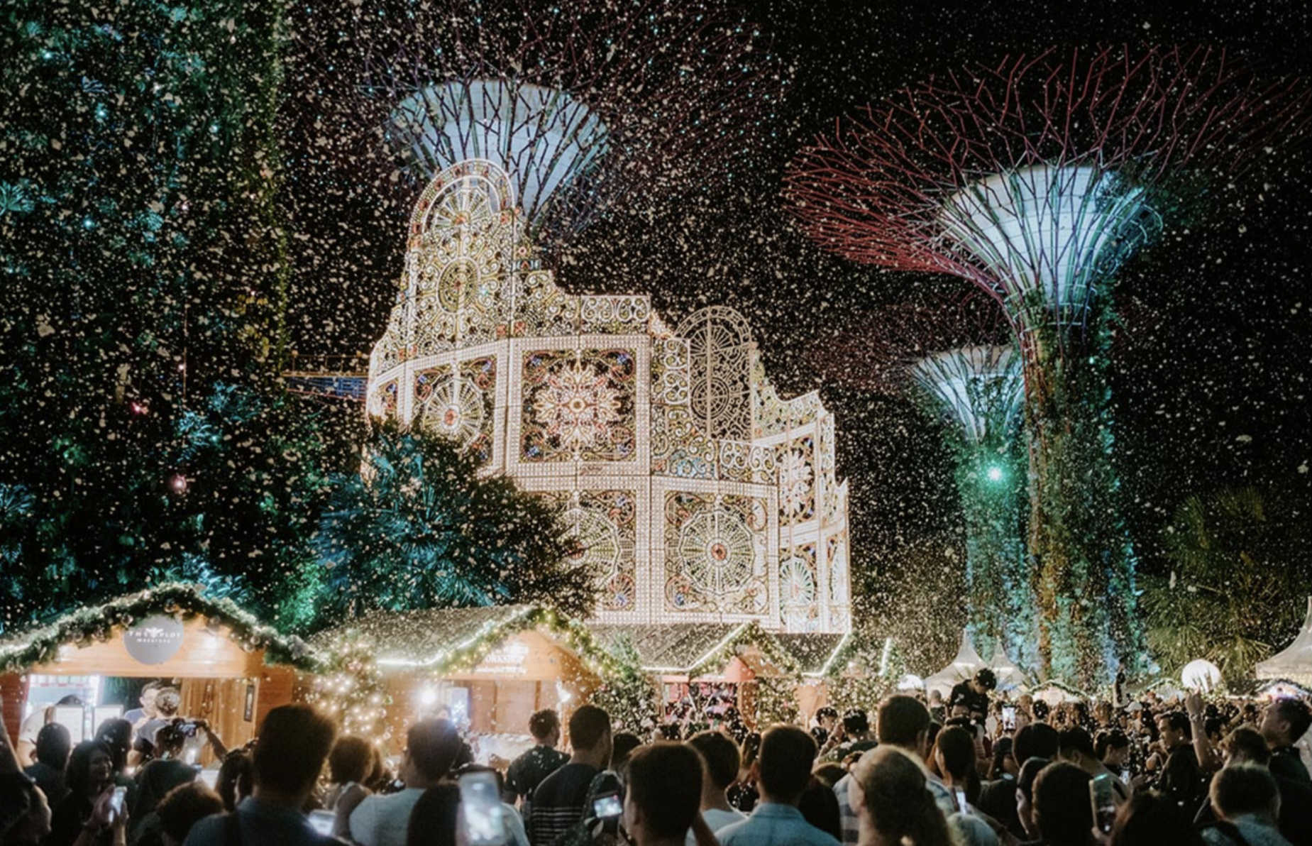 Christmas Wonderland at Gardens by the Bay. Photo: Blue Sky Events