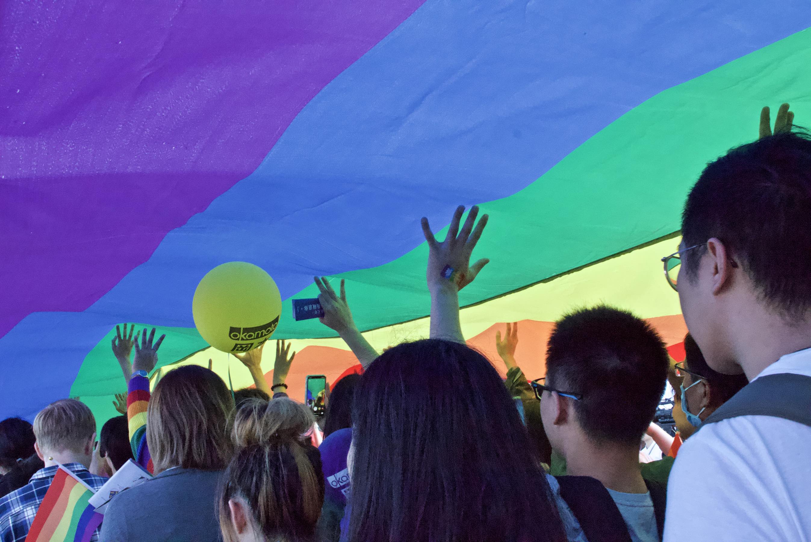 Thousands attended a rally in support of the city’s LGBT community last year. Photo via Coconuts Media