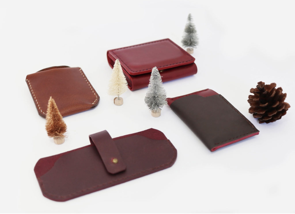 Leather accessories by Maketh Project. 