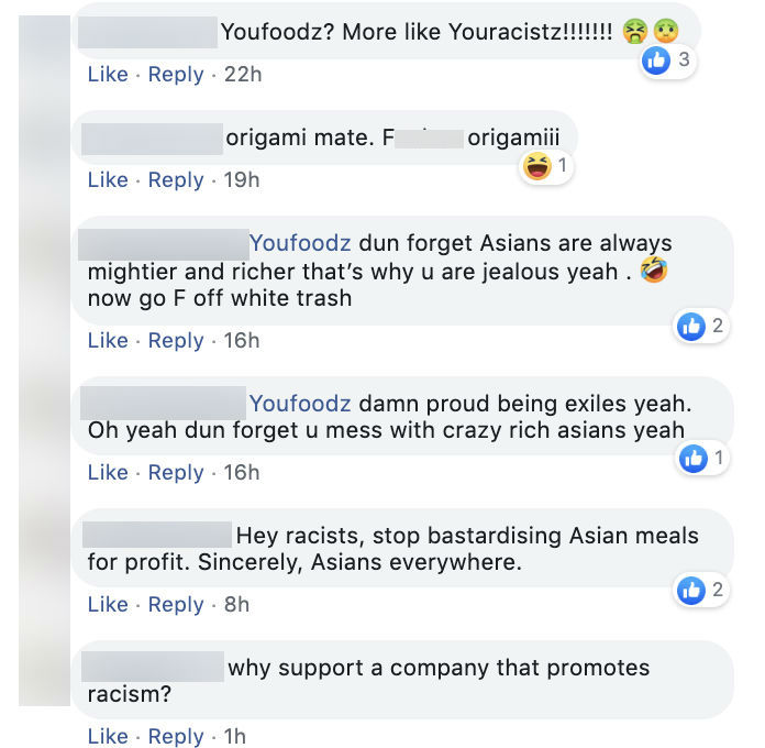 YouFoodz suffers online backlash on Facebook.