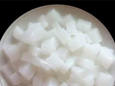 Nata de coco cubes. Photo: Indonesia Agriculture Ministry