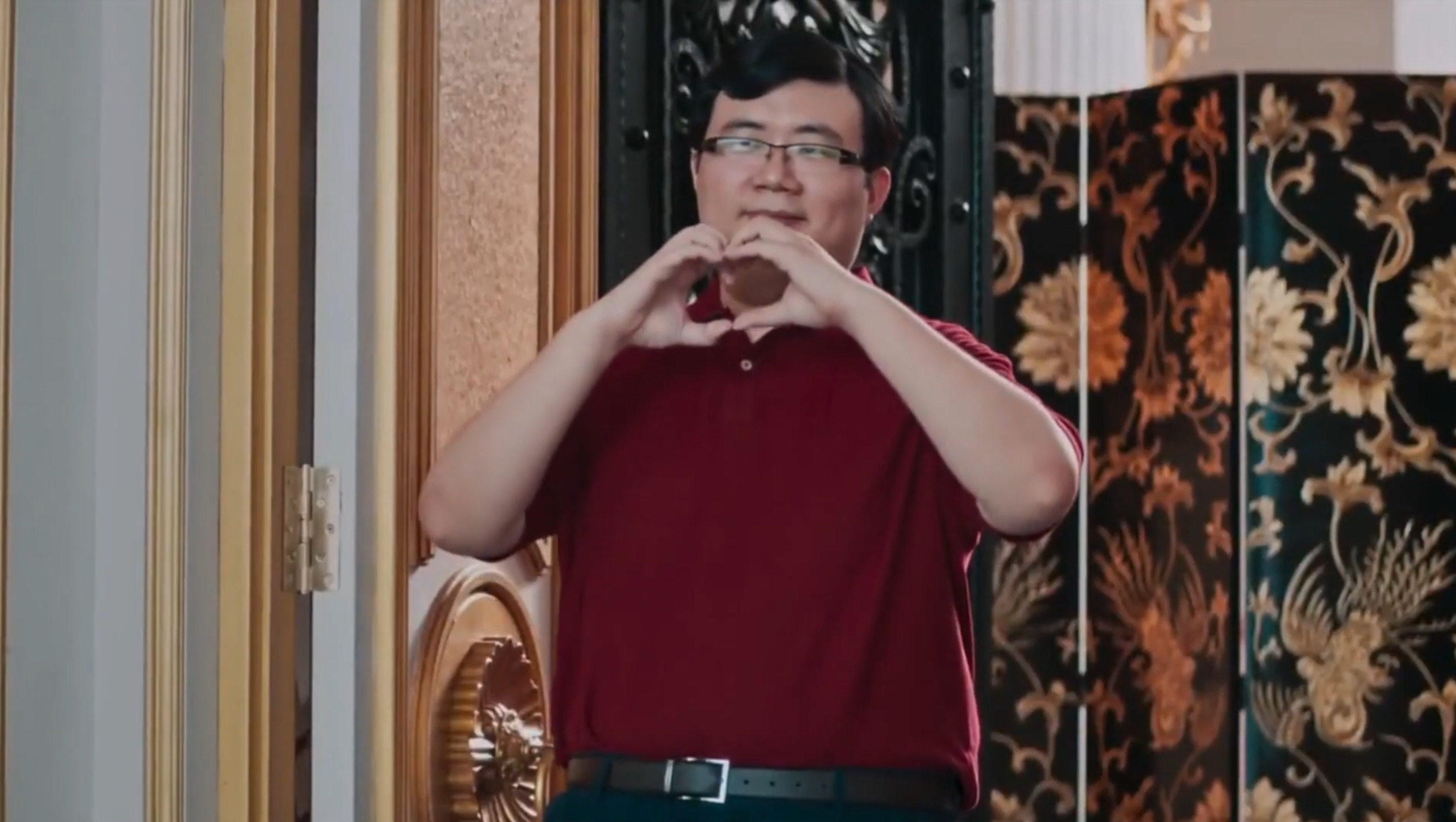 Ever the charmer; Calvin Wong as P.T. Goh in ‘Crazy Rich Asians.’ Screengrab via YouTube.