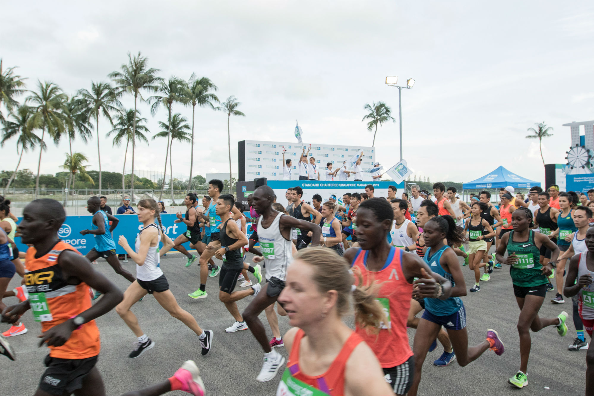 Runners at this year’s marathon. Photo: Standard Chartered Singapore