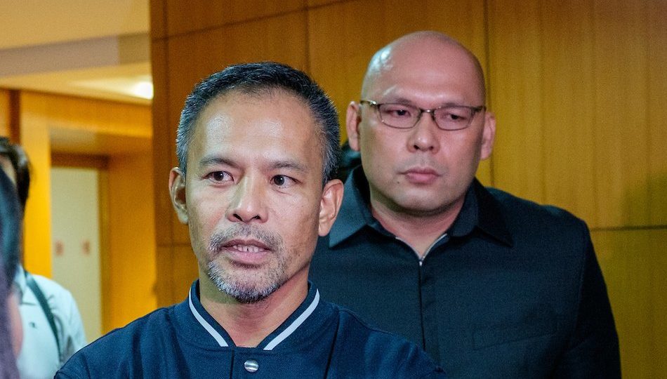 Bureau of Corrections Chief Gerald Bantag during a Sept. 2019 interview at the ABS-CBN compound <i></noscript>Photo: Alec Corpuz / ABS-CBN News</i>