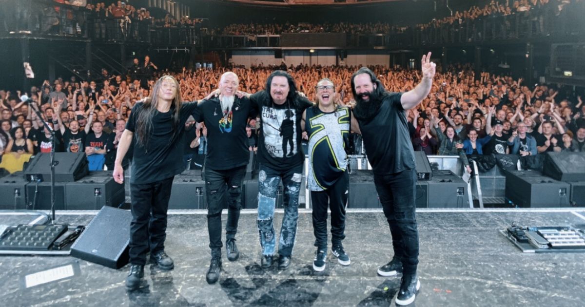 American progressive metal band Dream Theater after their show in Oberhausen, Germany in early January. Photo: Instagram/@dreamtheaterofficial